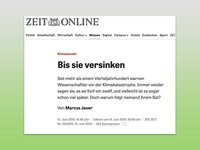 Mockup des nominierten Textes von Marcus Jauer von der Zeit-Website